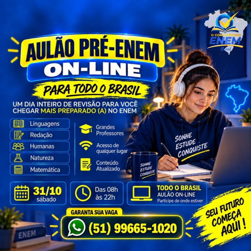 AUL�O PR�-ENEM ON-LINE 2026
