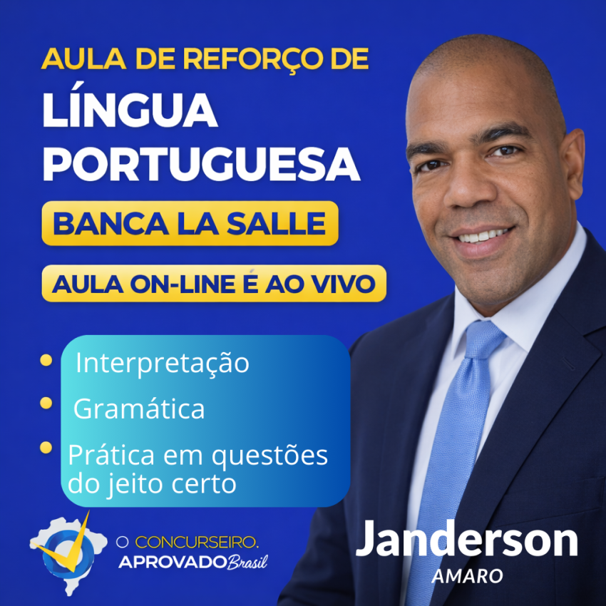CURSO - REFOR�O - BANCA LA SALLE L�ngua Portuguesa