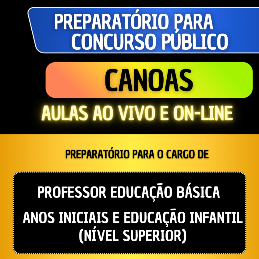 PREPARATRIO CANOAS - Professor de Educao Bsica AI e EI
