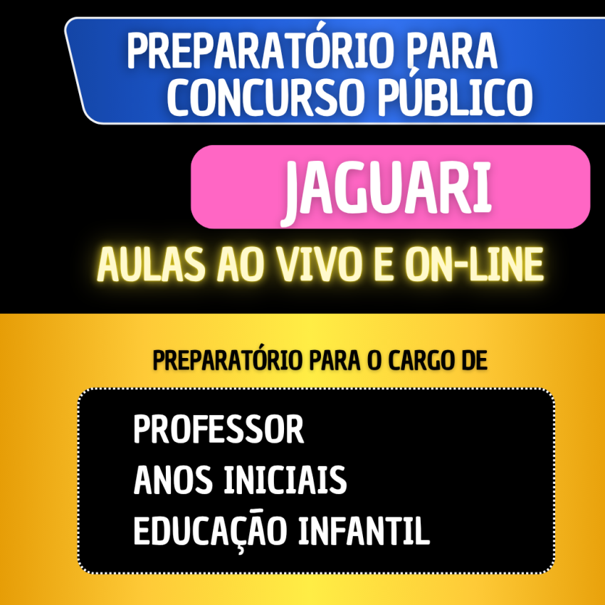 PREPARATRIO JAGUARI - ANOS INICIAIS EDUCAO INFANTIL