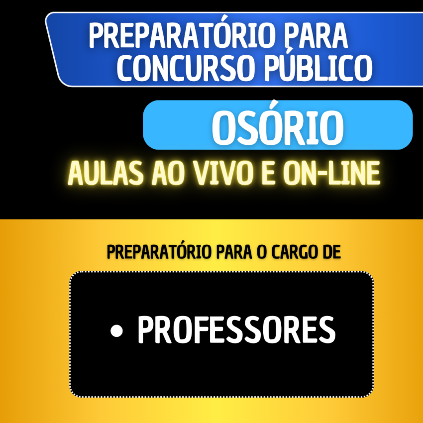 PREPARATRIO OSRIO - PROFESSORES