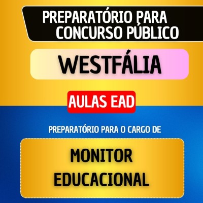 CURSO EAD - WESTF�LIA - MONITOR EDUCACIONAL