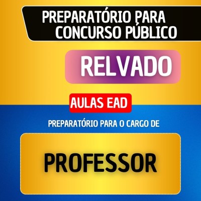 CURSO EAD + E-BOOK - RELVADO - PROFESSOR