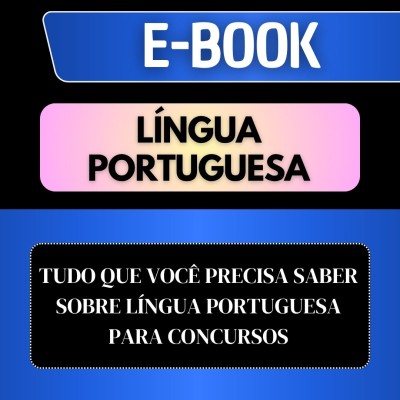 E-BOOK PARA CONCURSOS - L�NGUA PORTUGUESA