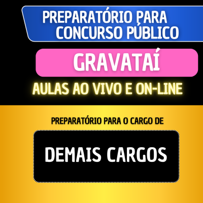 PREPARATRIO GRAVATA - Demais Cargos