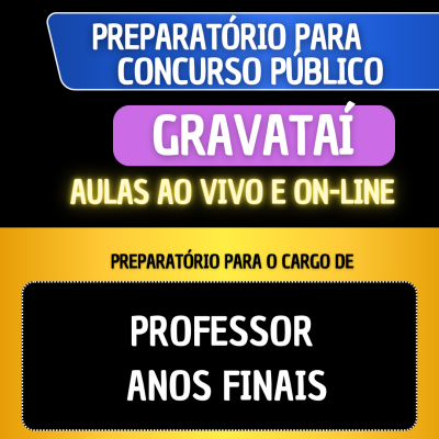 PREPARATRIO GRAVATA 2025 - ANOS FINAIS