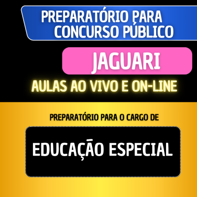 PREPARATRIO JAGUARI - PROFESSOR EDUCAO ESPECIAL