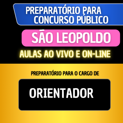 PREPARATRIO SO LEOPOLDO - ORIENTADOR