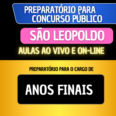 PREPARATRIO SO LEOPOLDO - Professor Anos Finais