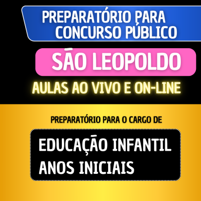 PREPARATRIO SO LEOPOLDO - Professor Anos Inicias e Educao Infantil